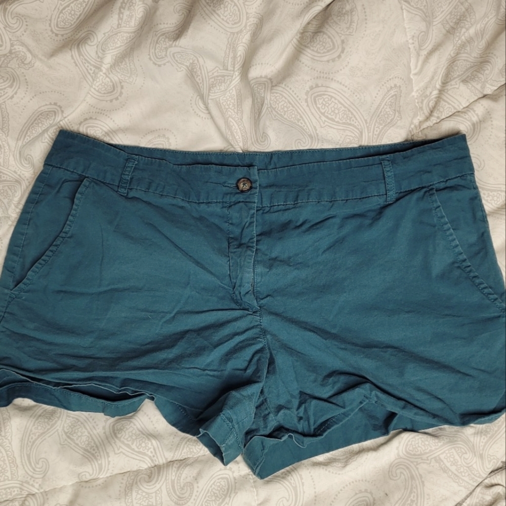 Ladies Aqua Green Shorts - size 16 George